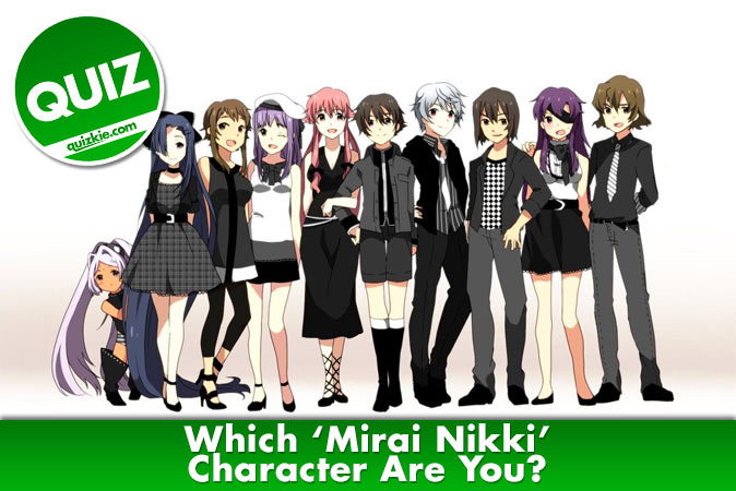 Qual personagem de 'Mirai Nikki' você é? - Anime - Quizkie