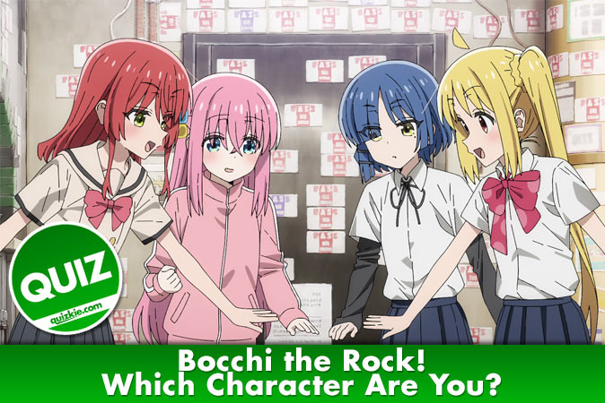 Os personagens de Bocchi the Rock!