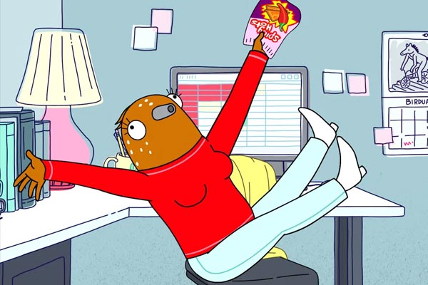 Bertie in Tuca & Bertie