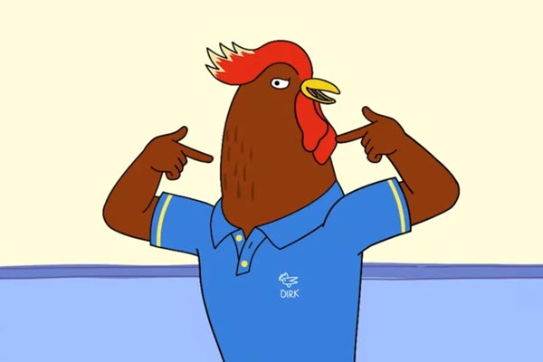 Dirk in Tuca & Bertie