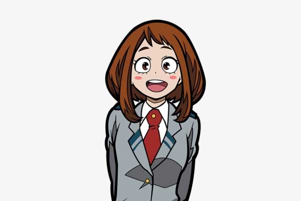 Ochako Uraraka em My Hero Academia