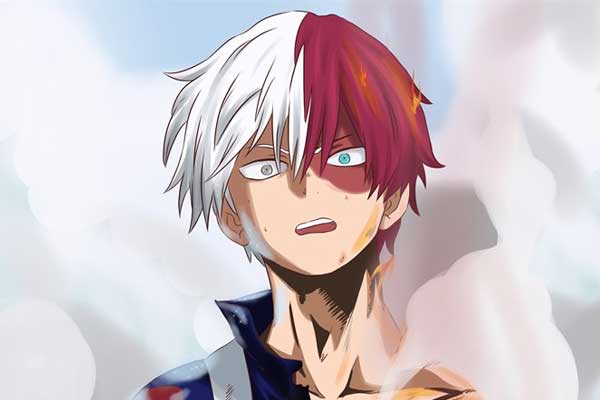 Shouto Todoroki em My Hero Academia