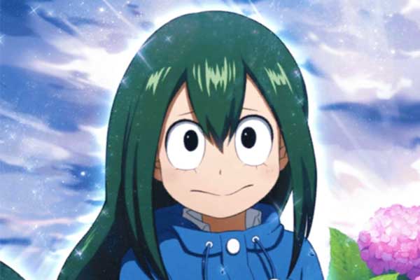 Tsuyu Asui em My Hero Academia