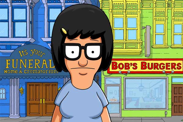 Tina Belcher in Bob's Burgers