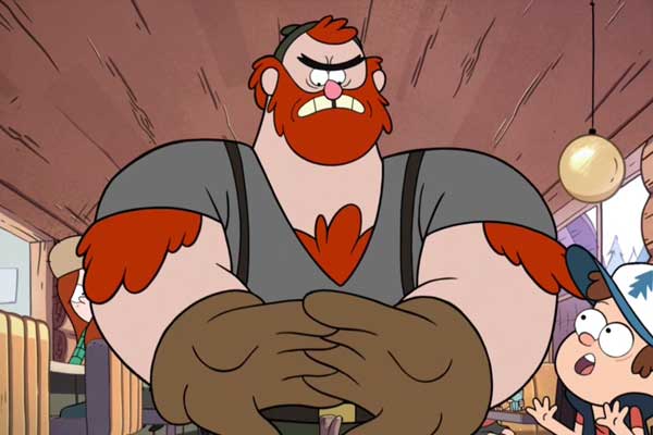 Manly Dan in Gravity Falls