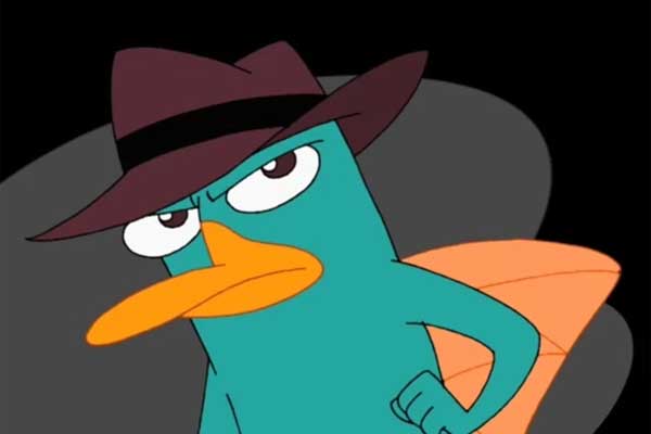 Perry the Platypus in Phineas and Ferb