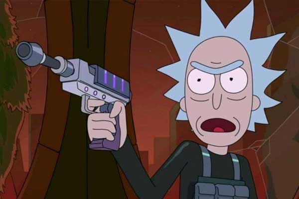 Rick Sanchez in Rick and Morty