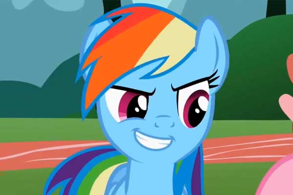 Rainbow Dash en My Little Pony