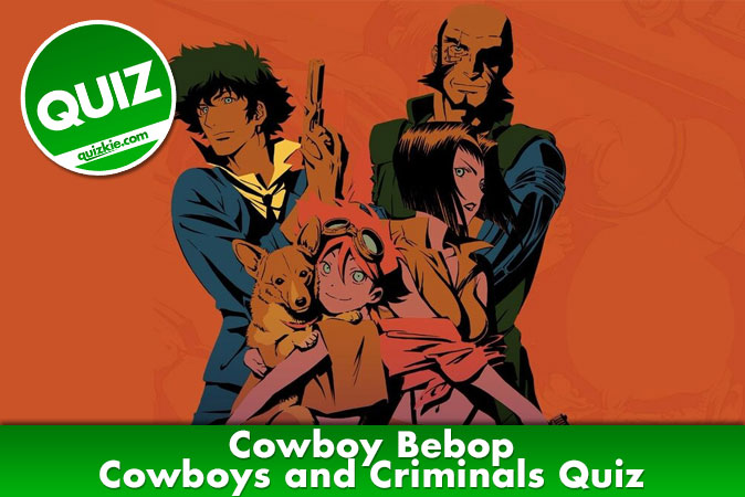Welcome to Cowboy Bebop Quiz - Cowboys and Criminals