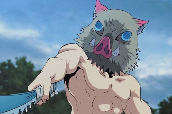 Inosuke Hashibira aus Demon Slayer: Kimetsu No Yaiba