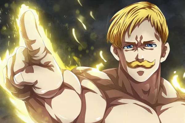 Escanor in The Seven Deadly Sins: Nanatsu No Taizai