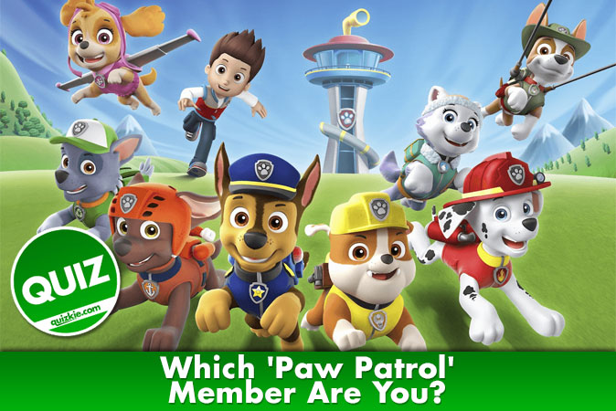 Bienvenido al cuestionario: ¿Qué miembro de Paw Patrol eres?