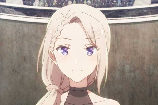 Sasha Necron em Misfit of Demon King Academy: Mao Gakuin no Futekigosha