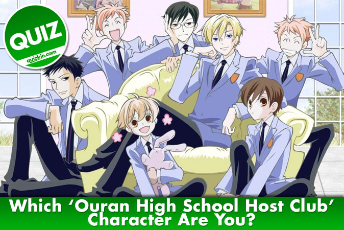 Bienvenido al cuestionario: ¿Qué personaje de Ouran High School Host Club eres?