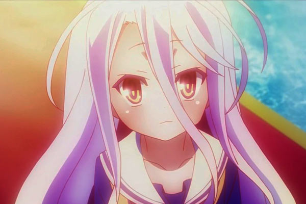 Shiro en No Game, No Life