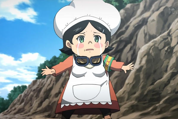 Kamado Ueshita em Mirai Nikki