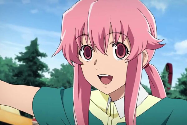 Yuno Gasai em Mirai Nikki