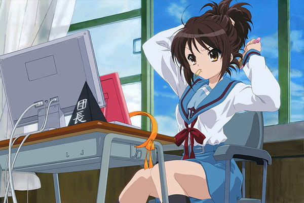 Haruhi Suzumiya em The Melancholy of Haruhi Suzumiya