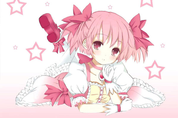 Madoka Kaname em Mahou Shoujo Madoka Magica
