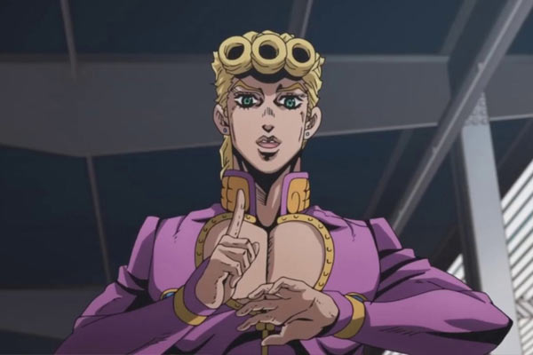 Giorno Giovanna from JoJo’s Bizarre Adventure: Golden Wind dans Badass Anime Characters
