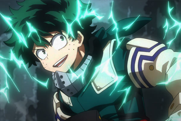 Izuku Midoriya from My Hero Academia dans Badass Anime Characters