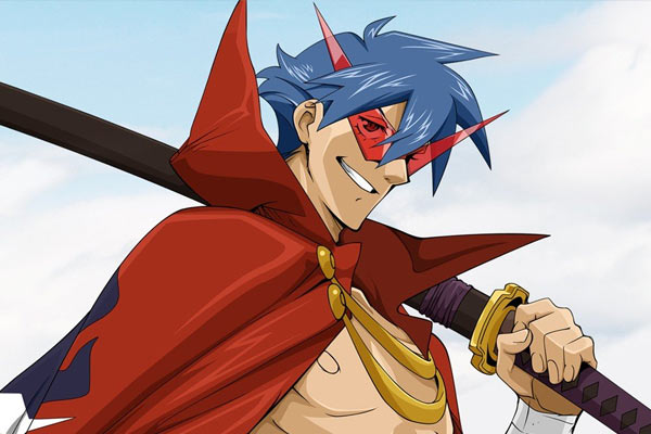 Kamina from Gurren Lagann dans Badass Anime Characters