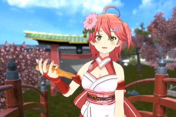 Sakura Miko aus Holo no Graffiti