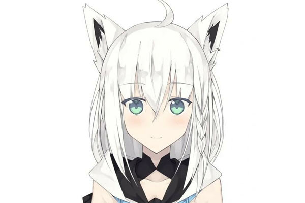 Shirakami Fubuki aus Holo no Graffiti