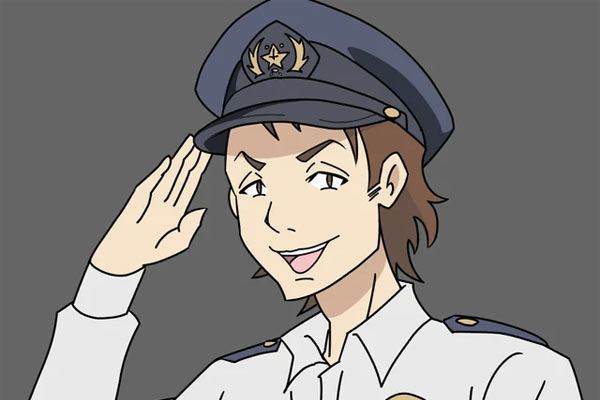The Policeman em Zombieland Saga