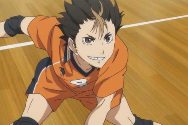 Yū Nishinoya em Haikyuu!!