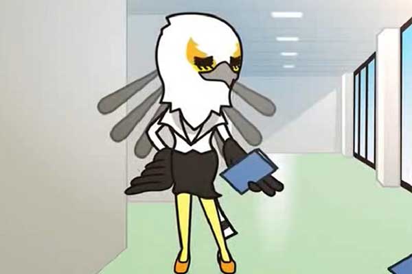 Washimi dans Aggretsuko