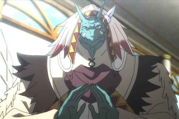 Lizard Priest em Goblin Slayer