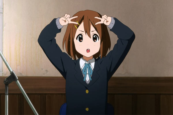 Yui Hirasawa em K-On!