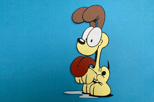 Odie em Garfield