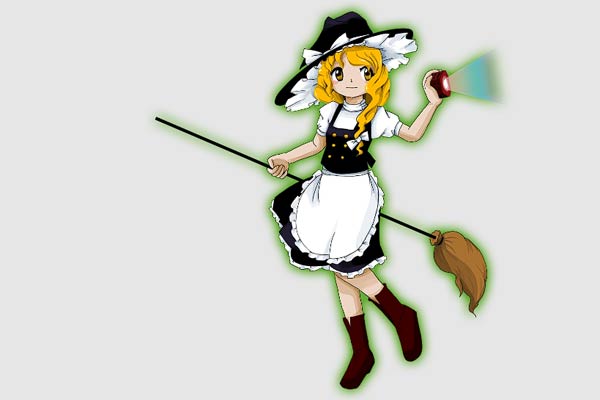 Marisa Kirisame dans Touhou