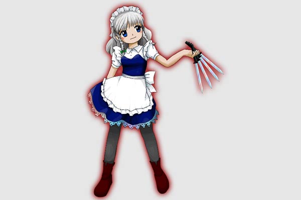 Sakuya Izayoi dans Touhou