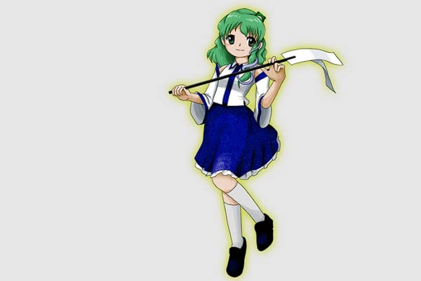 Sanae Kochiya dans Touhou