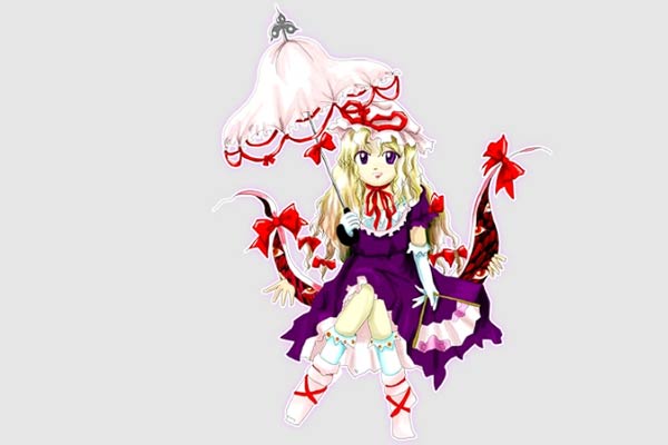 Yukari Yakumo dans Touhou