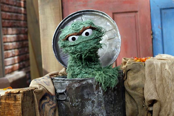 Oscar the Grouch aus Sesame Street