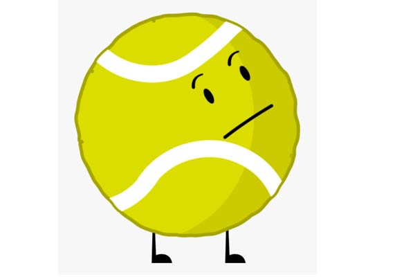 Tennis Ball in Battle for Dream Island