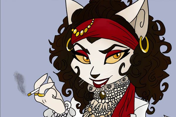 Serafine Savoy en Lackadaisy
