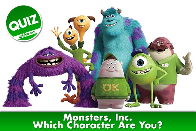 Bienvenido al cuestionario: ¿Qué personaje de Monsters, Inc. eres?