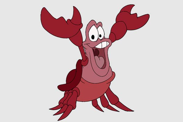 Sebastian en The Little Mermaid