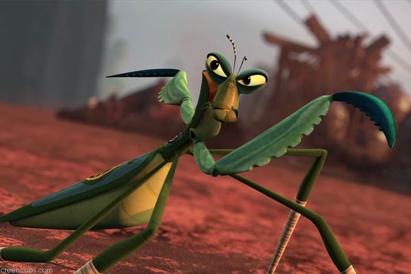 Mantis en Kung Fu Panda