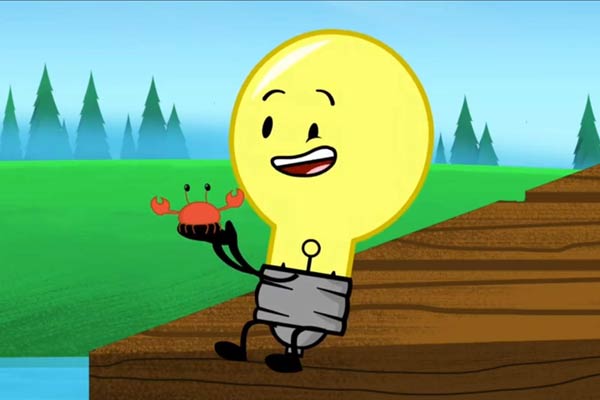 Lightbulb in Inanimate Insanity