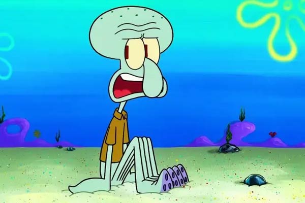 Squidward Tentacles en SpongeBob SquarePants