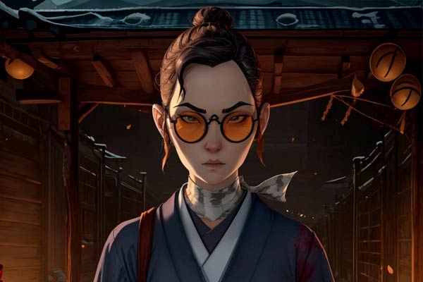 Mizu en Blue Eye Samurai