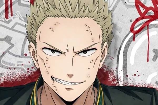 Touma Hiiragi em Wind Breaker