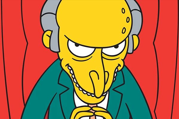 The Burns in The Simpsons