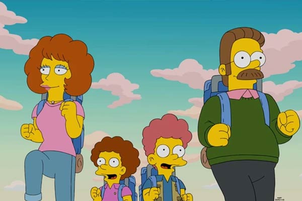 The Flanders in The Simpsons